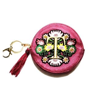 💥2/$30 Coin purse keychain wallet wristlet New